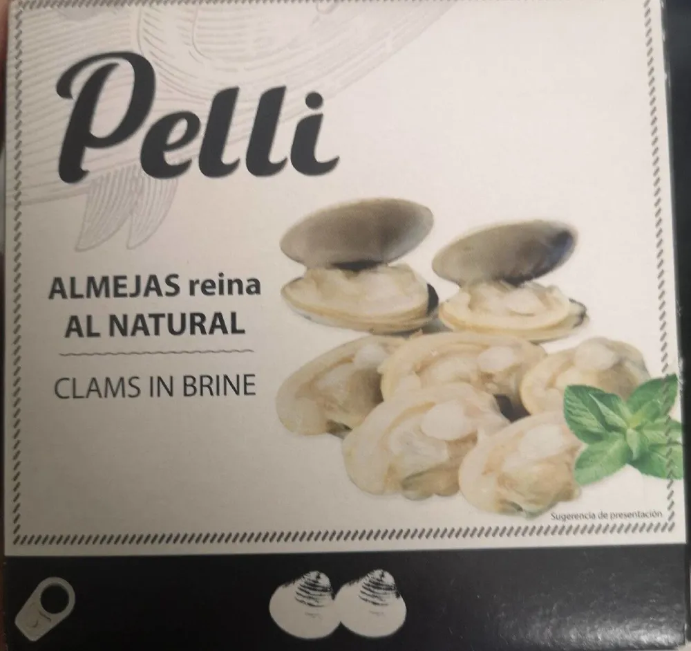 Pelli almejas reina al natural
