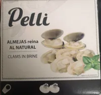 Pelli almejas reina al natural