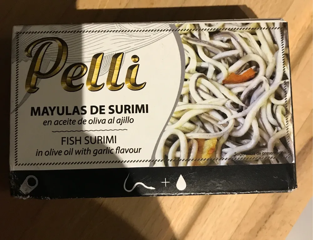 Mayulas de surimi