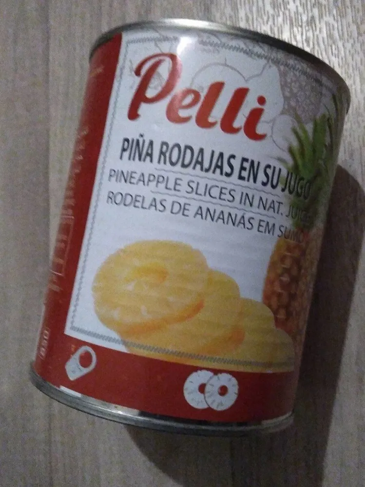 Piña rodajas en su jugo