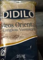 Fideos orientales a base de vegetales
