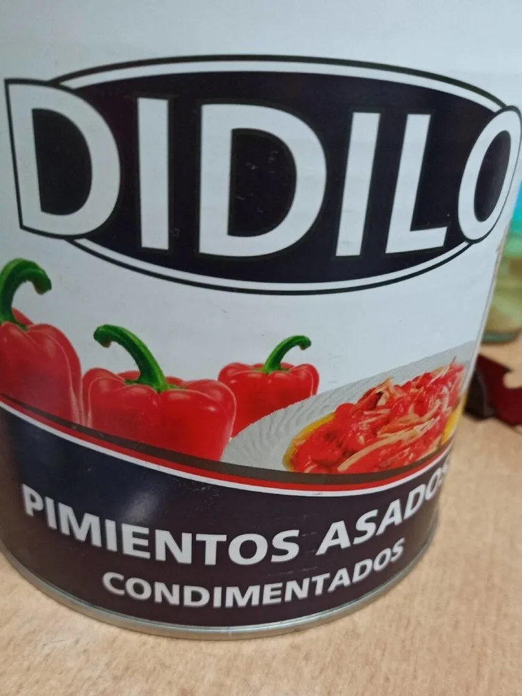 Pimientos asados condimentados