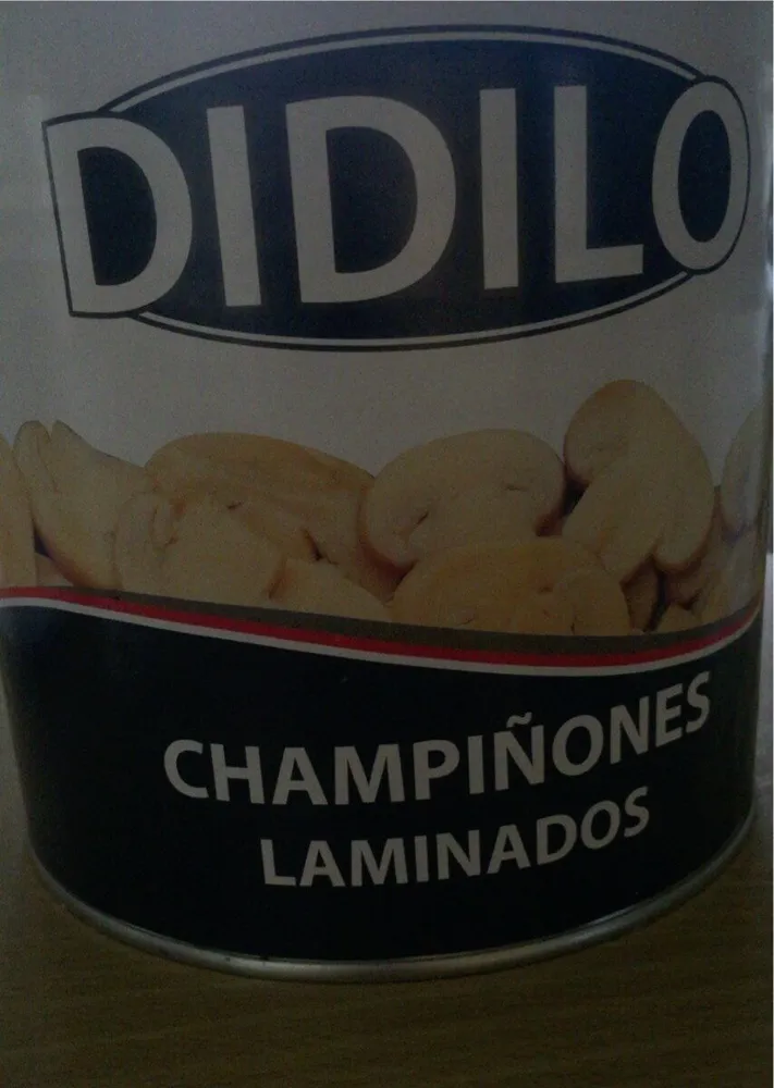 Champiñones laminados
