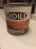 Zanahoria en dados al natural