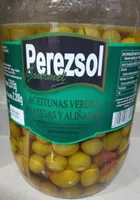 Aceitunas verdes aliñadas