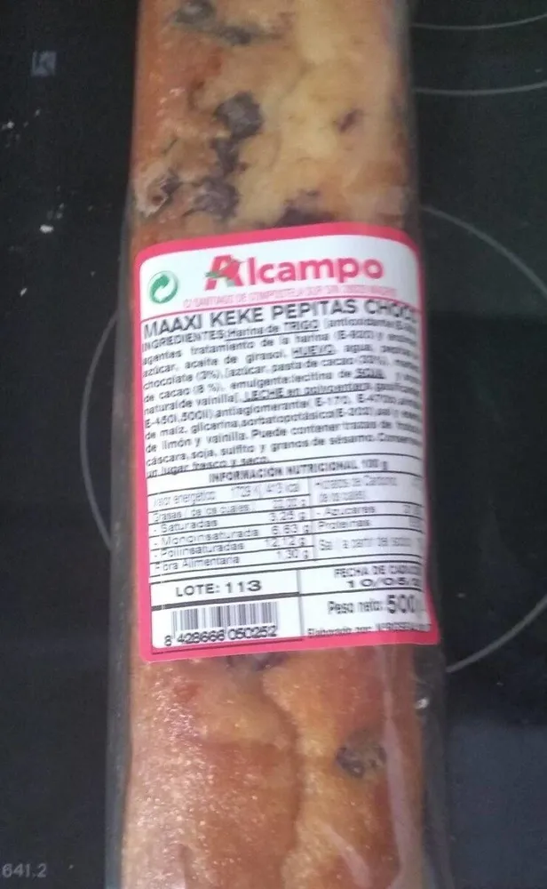 Maxi keke pepitas choco