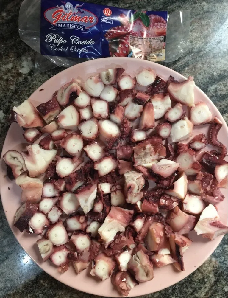 Pulpo cocido