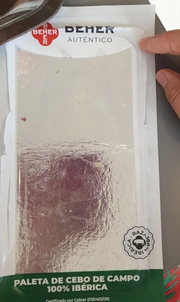 Paleta de cebo de campo iberico