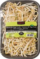 Brotes de soja verde