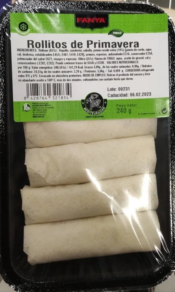 Rollitos de primavera