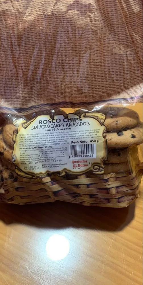 Rosco Chips sin azucar