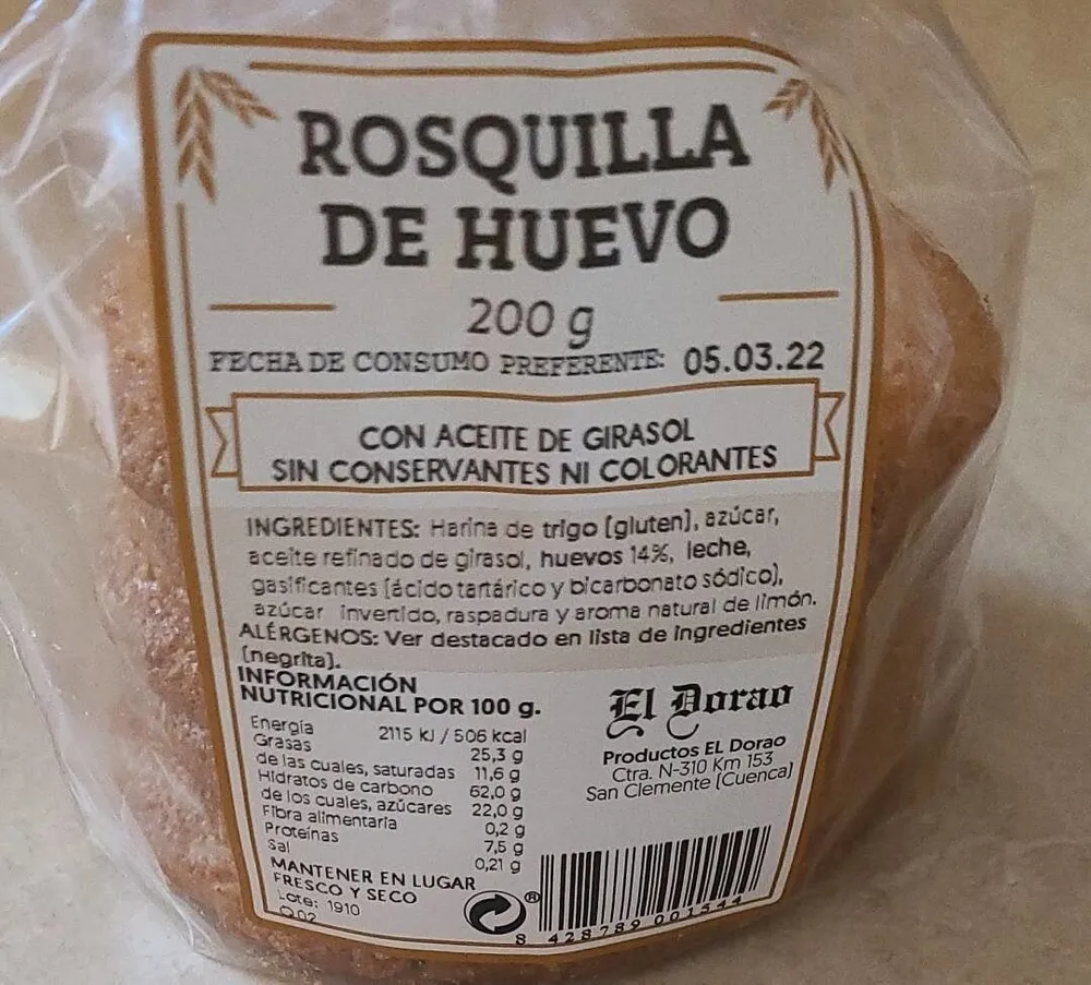 Rosquilla de huevo
