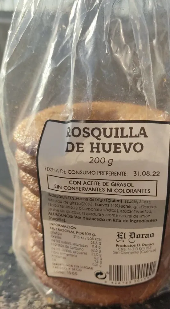 Rosquillas de Huevo