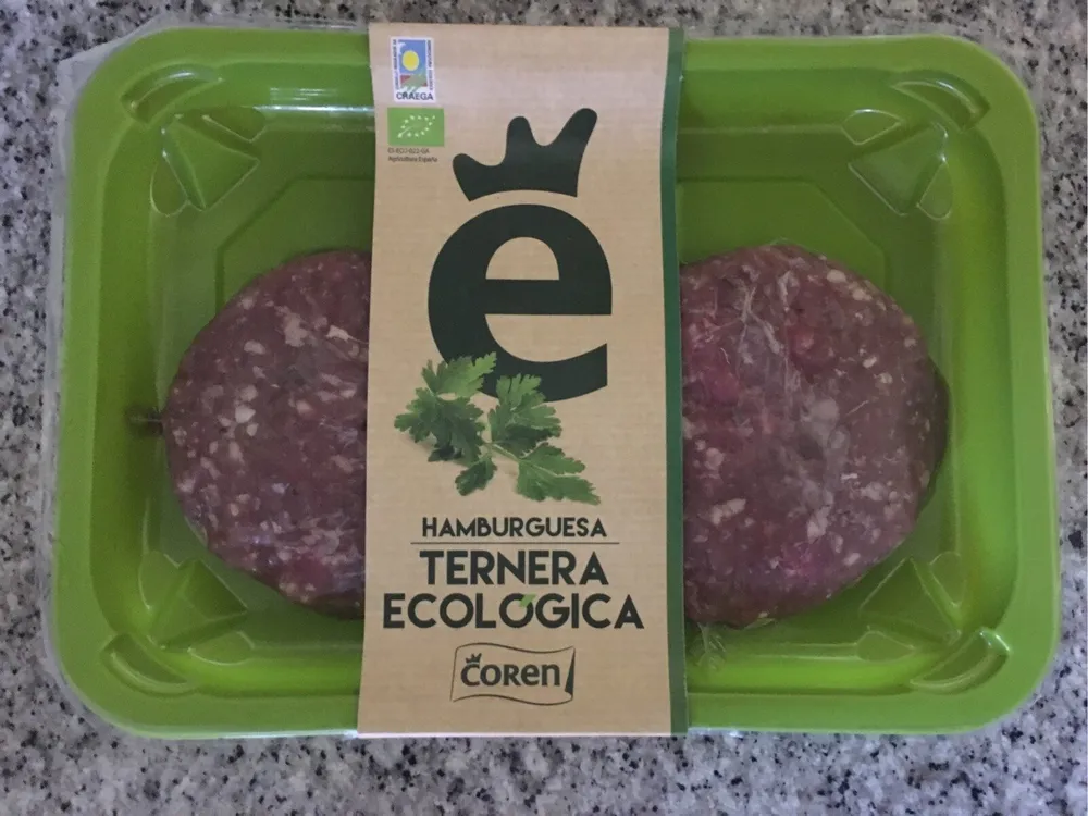 Hamburguesa ternera ecológica