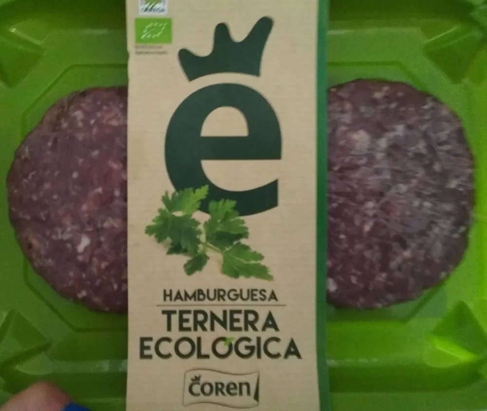Hamburguesa de ternera ecológica