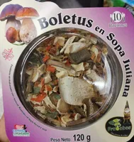 Boletus en sopa juliana