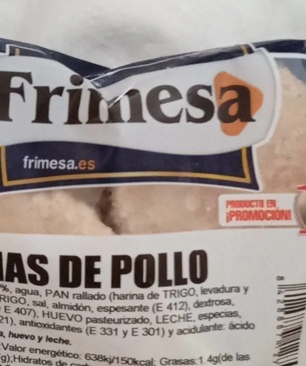 Supremas de pollo