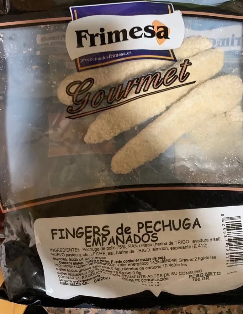 Fingers de Pechuga Empanados