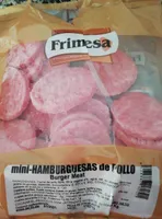Mini hamburguesas de pollo