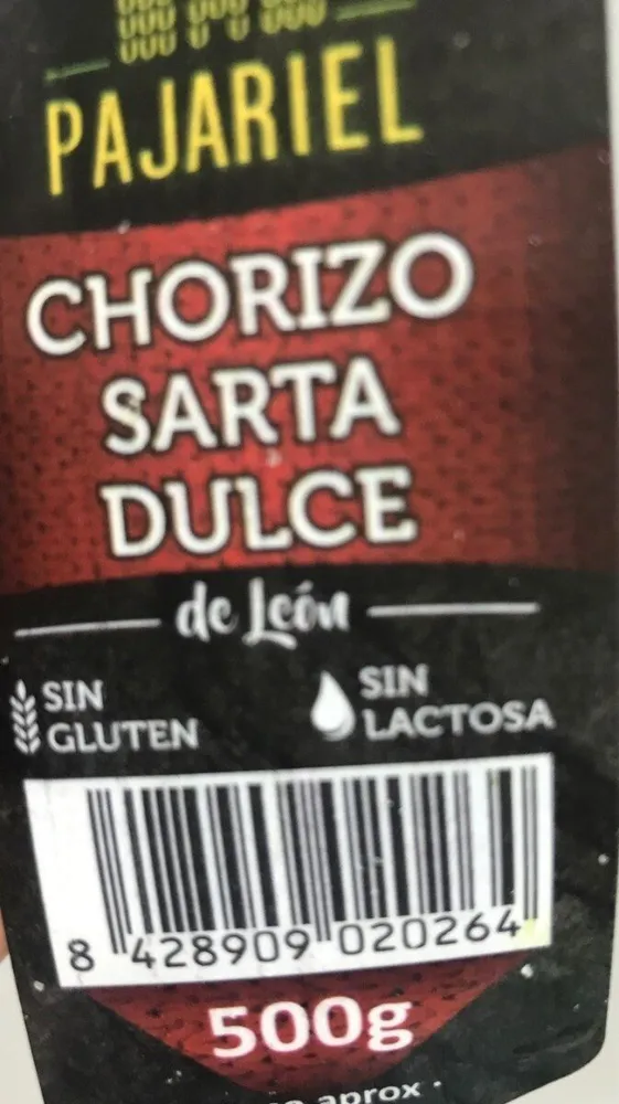 Chorizo sarta dulce