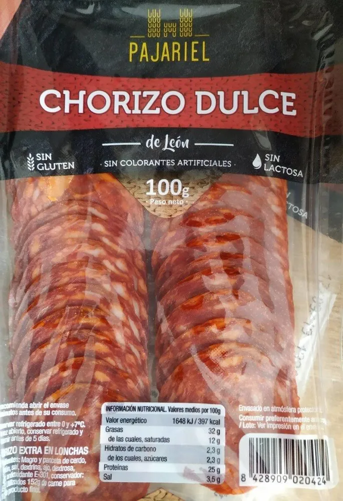 Chorizo dulce