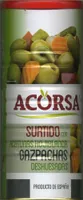 Aceitunas verdes deshuesadas aliñadas