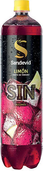 Tinto de verano con limón sin alcohol