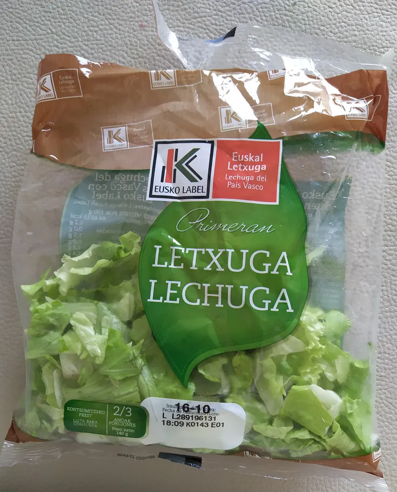 Lechuga Eusko Label