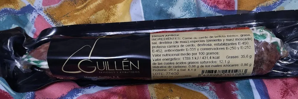 Salchichón de bellota iberico