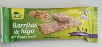 Barritas de higo con frutos secos