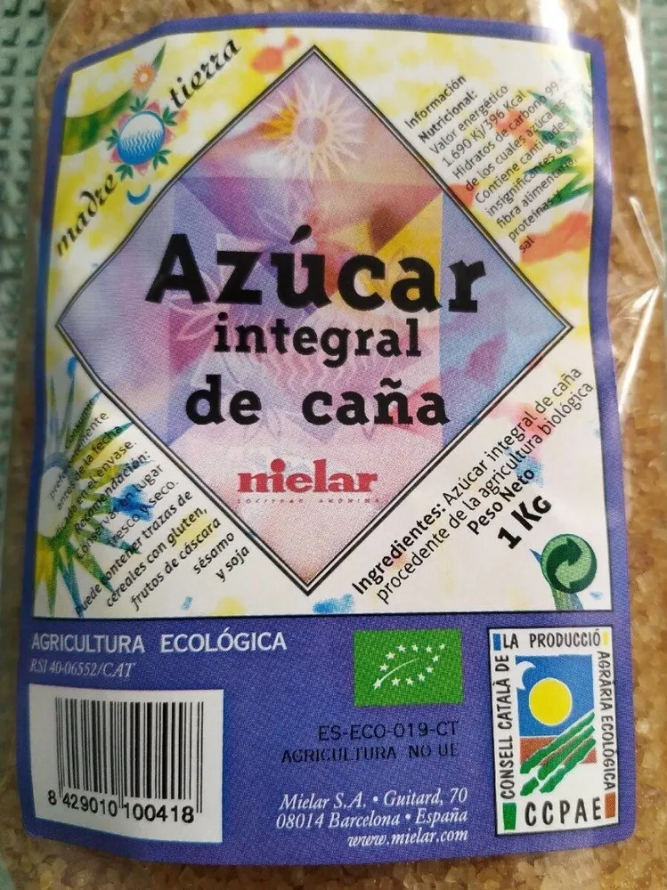 Azúcar integral de caña