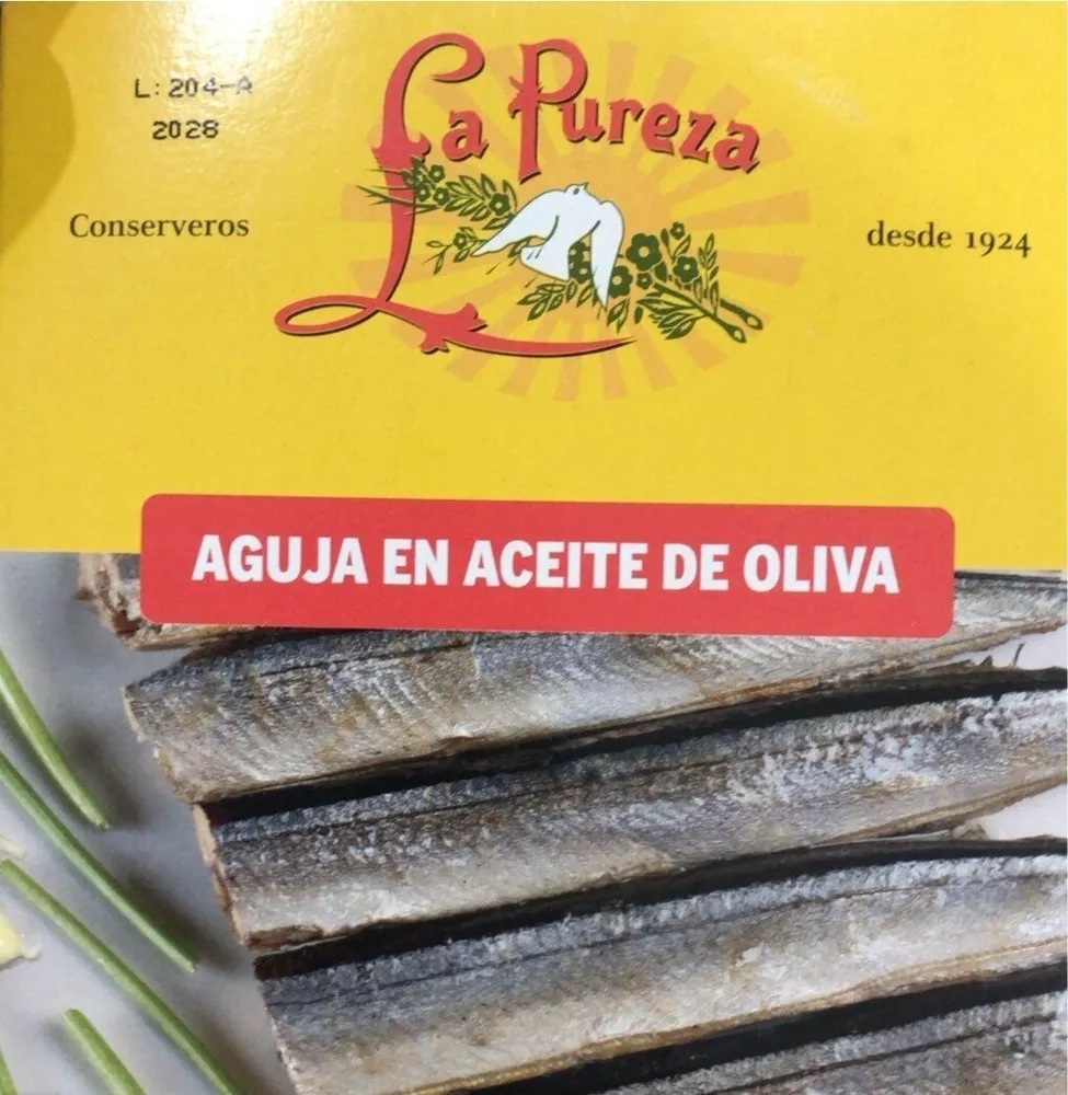 agujas en escabeche