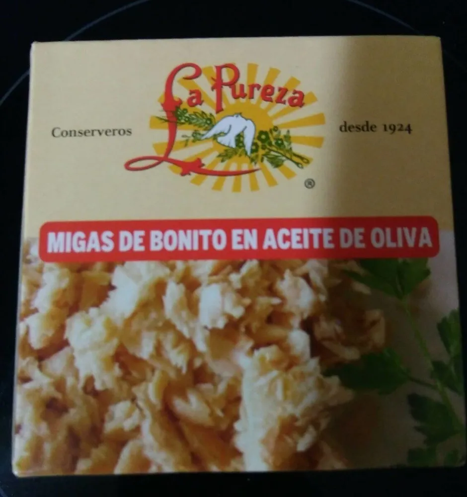 Migas de bonito en aceite de oliva