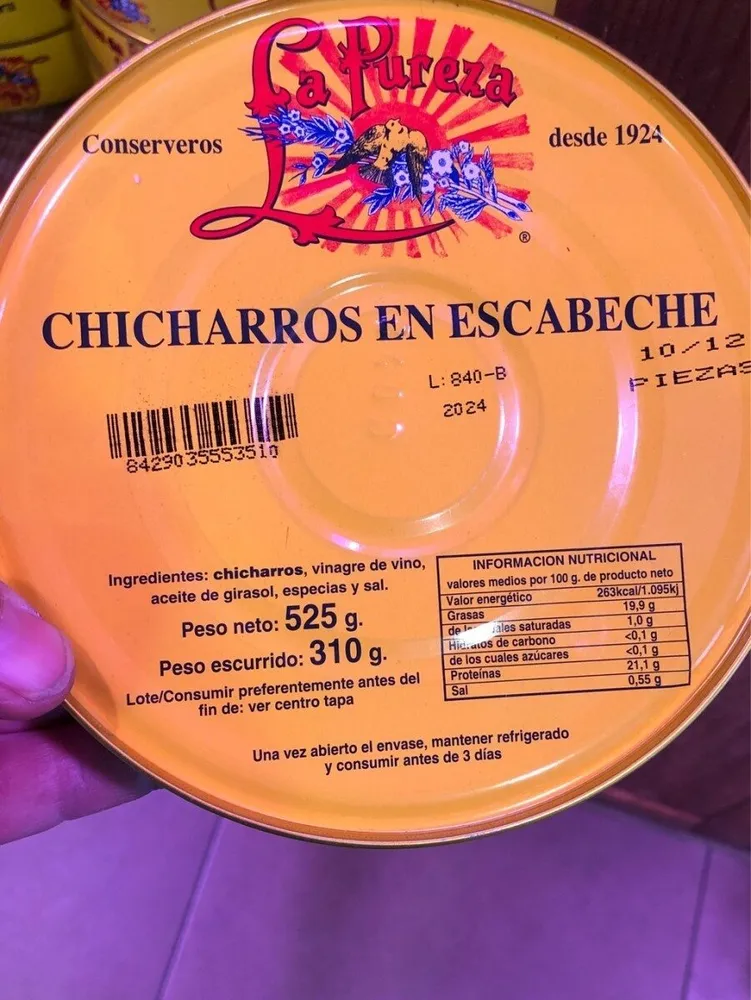 Chicharros en escabeche