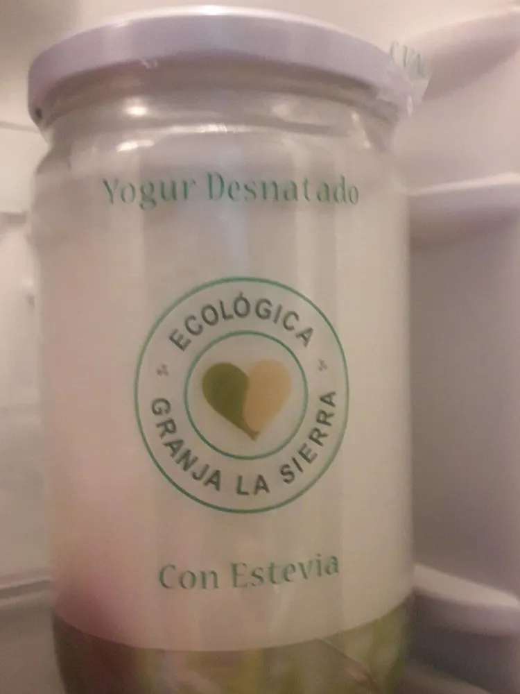Yogur desnatado con estevia