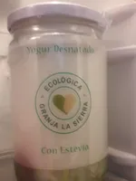 Yogur desnatado con estevia