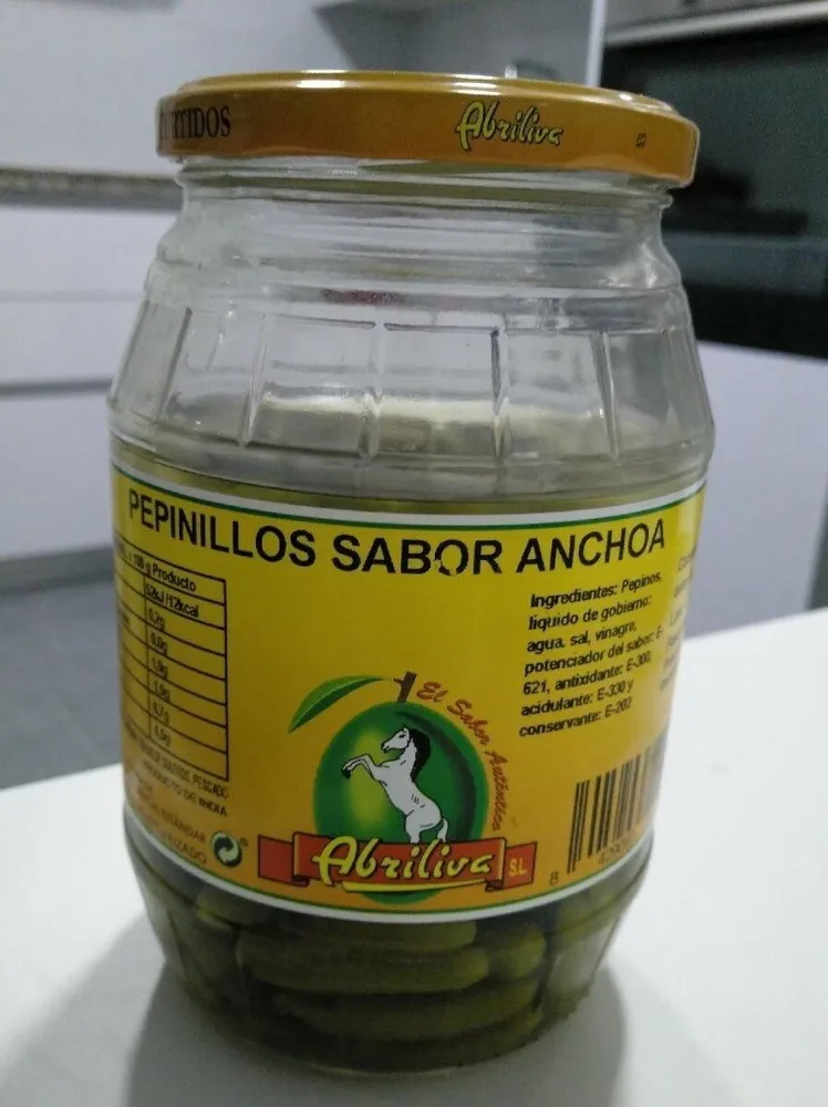 Pepinillos sabor anchoa