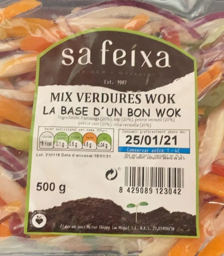 Mix verduras Wok
