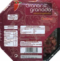 Granos de granada congelados "Auchan"