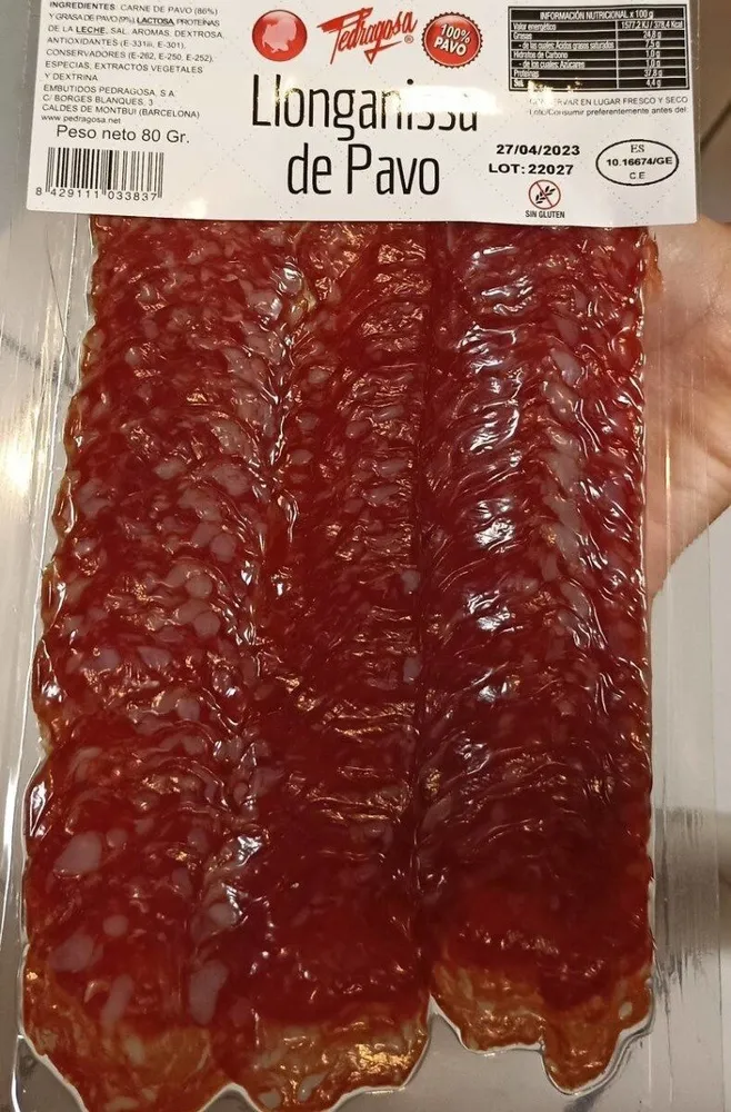 Llonganissa de pavo