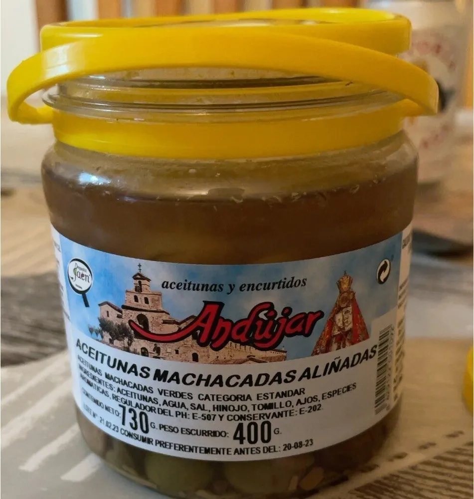 Aceitunas Manchacadas aliñadas