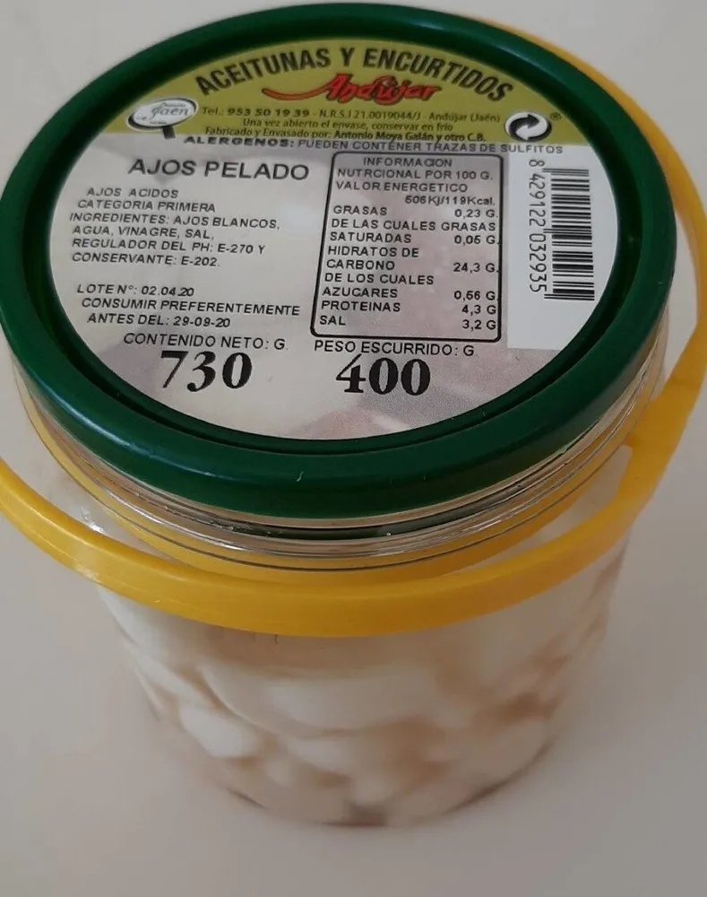 Ajos pelado