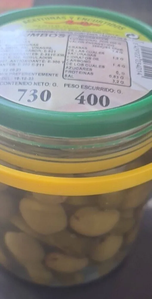 Aceitunas y encurtidos