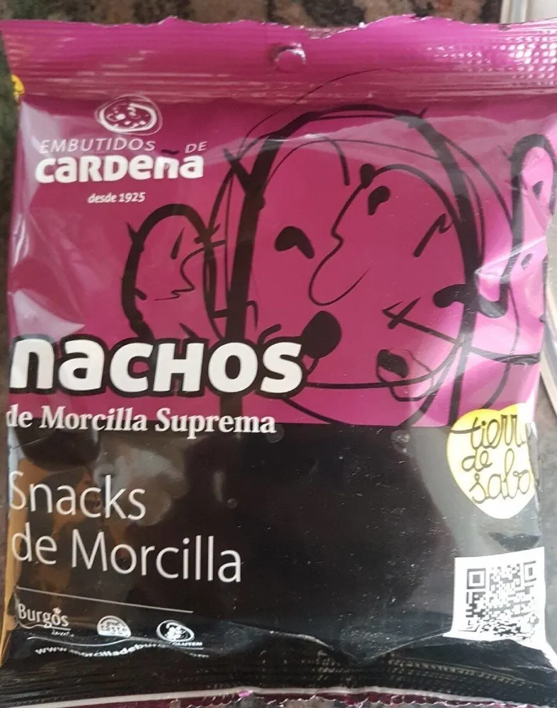 Nachos de morcilla