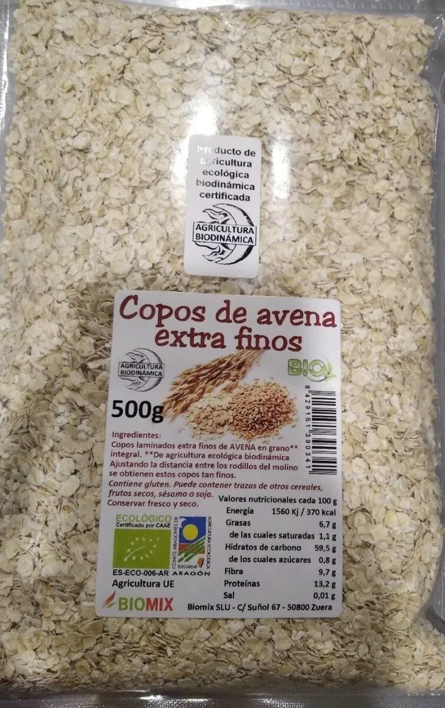 Copos de avena extra finod
