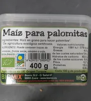 Maiz para palomitas