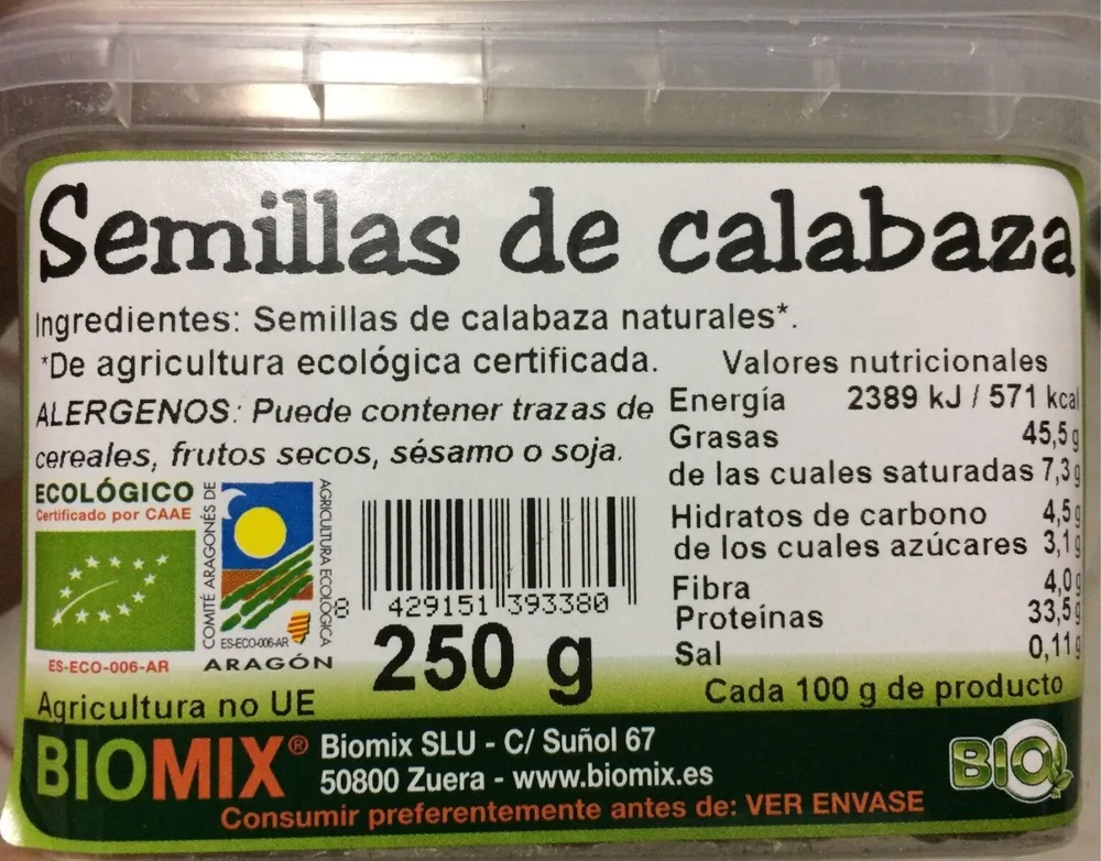 Semillas de calabaza