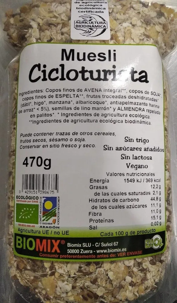 Muesli cicloturista