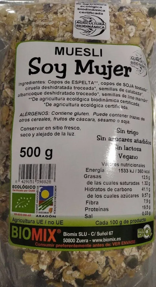 Muesli soy mujer