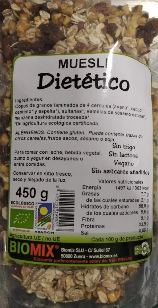 Muesli Dietetico